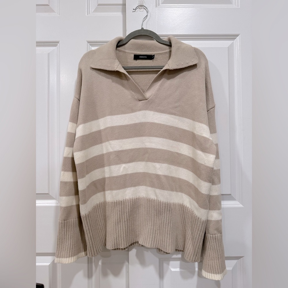 ZESICA Women's 2024 Winter V Neck Sweaters - Picture 4 of 10